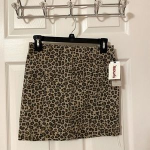 Cheetah Mini Skirt
